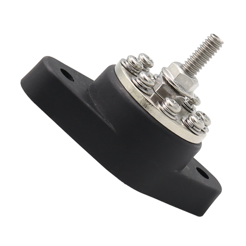 M6 M10 Stud Terminal Auto Power Distribution Block Battery Junction Post Bus Bar M6 Black 7754005181167