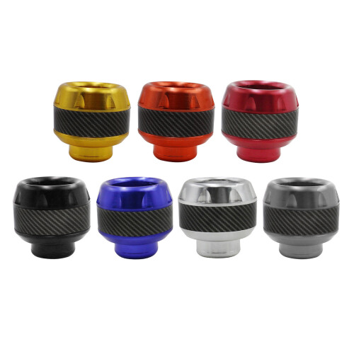 2x Universal Motorcycle Falling Protector Explosion-proof Front Fork Cups Slider Red 1