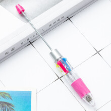 Multicolored Ballpoint Pen 4 Color in 1 Retractable Ballpoint Pen for Student Candy green