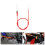 Motorcycle Universal Accelerator Connection Throttle Cable for ATV Red Double clutch line 1