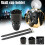 Universal Motorcycle Biker Skull Leather Cup Beverage Rack Can Bottle Holder Set 2