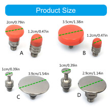 Vehicle Body Dent Fixing Kit with Replacement Hammers Heads for Car Maintenance 10Pcs head
