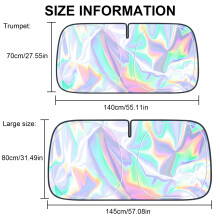 Foldable Auto Car Front Window Windshield Sun Shade Cover Visors UV Block large