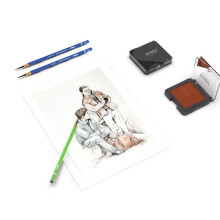 Sketching Toner Water-soluble Quick Spread Sketch Toner Graffiti Art Supplies Blue gray
