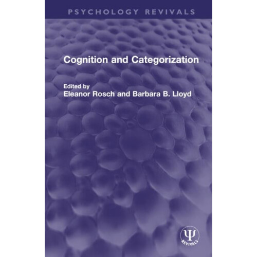 Cognition and Categorization Hardcover Book