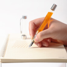 Beginner Calligraphy Ink Pen One-piece for Iridium Nib Transparent Pen Body 0.38mm Green