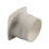Marine Ducting Ventilation Air Vent Boat Vent with Mounting Screw Replacement White 6