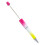 5PCS Beaded Ballpoint Pen Retractable Ballpoint Pen Decompression Pen Toy Gradient red 3