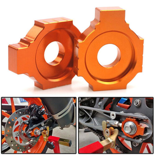 Rear Fork Adjusters Regulator Sliders Tuning for Motorcycle Riding Experience 2x Black 2