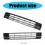 Auto Bumper Kidney Grilles Replacement Part For 2016 SEL 561853671H 3