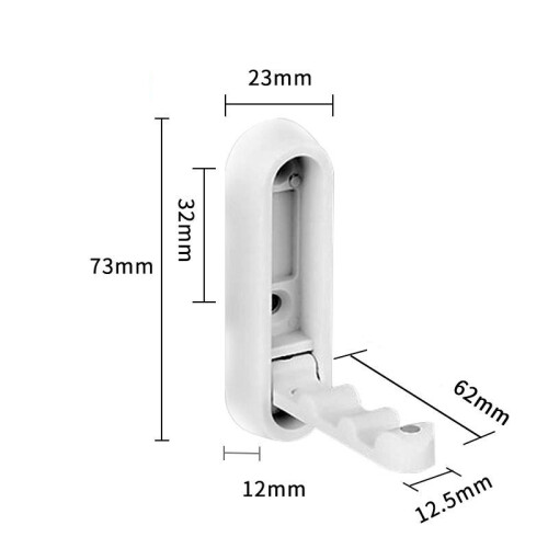 Elegant Folding Wall Hook - Pladsbesparende knager til væg (2-pak) 2