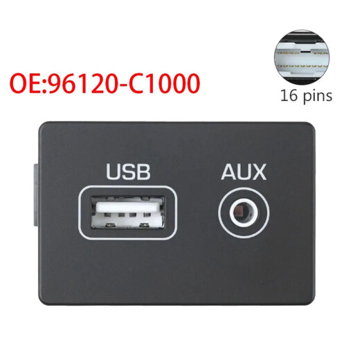 Auxiliary Input Jacks Assembly Sound Interfaces for IX25 96120C1000 96120-C1000