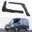1 Pair Exterior Mount Vent Visors Side Window Wind Deflectors Rain Guards Shield 2