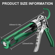 Caulking Guns Manual Sausage/Cartridges/Bulk Tube Caulking Guns, Aluminum 5 bearings