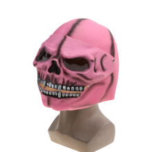 Washable Skull Skeleton Visor Adjustable Motorcycle Helmet Skull Mask Prank Prop T2