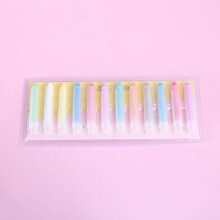 Colorful Dustless Chalk with Holder for Blackboard Kids Children Drawing 6 blister boxes