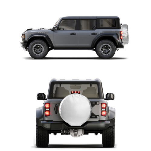 Car Wheel Protector Covers easy installs Wheel Covers Protective Wheel Covers set Silver
