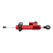 Motorcycle Steering Damper Adjustable Stabilizer Linear Reversed Safe Control Red
