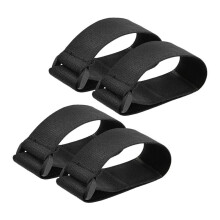 4 PCS Bike Pedal Straps, Leg Exerciser Traction Straps, Bike Pedals with Strap
