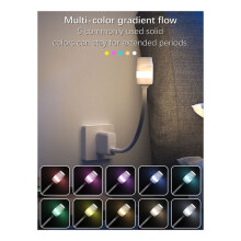 Star Projector Night Light 2 in 1 USB Star Projection Lamp Portable LED Nightlight Wall Lamp for Room Decor