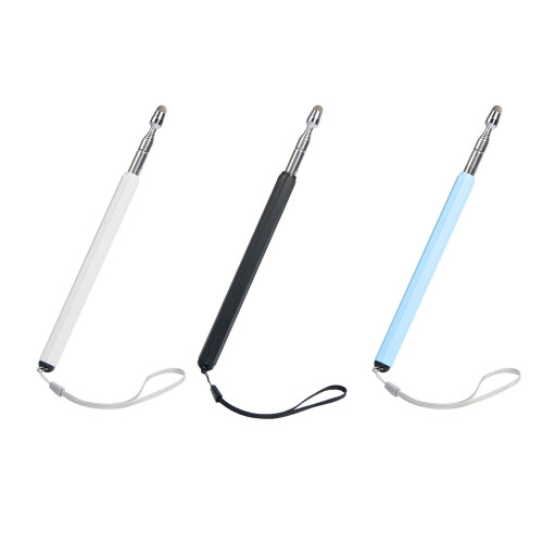 Retractable Handy Pointer Whiteboard Presenter Pointer for Presentation Lecture White