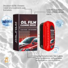 Car Windshield Glass Cleaner Brush Quick Oil Film Removal Glass Oil Film Removes