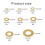 M2M2.5M3M4M5M6M8M10 Solid Brass Copper Flat Washer Plain Brass Gaskets 3