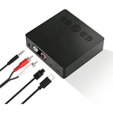 5.4 Ontvanger voor Auracast LDAC APTX Adaptive HIFI Audio-Adapter met Aux/RCA/Optisch voor Versterker