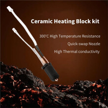 Keramische Verwarmingsblok Combo Hotend Kit met Gehard Stalen All-in-One Nozzle voor Hi 3D-Printers