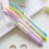 4 Pcs Retractable Gel Pen Set Refillable 0.5mm for Student Writing Note Taking A 5