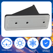 Snow Guards With Seal Gaskets & Screws, Prevents Snow Slide On Metal Transparent color
