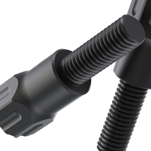 Handlebar Fork Stem Riser 8mm Screws for Motorcycle Bicycle Height Burning blue M8 to 6