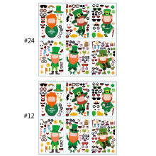Decorative Patricks Day Stickers DIY Decals for Home School Fridge Party A total of 12
