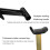 Motorcycle Kickstand Wheel Support Side Stand Paddock Stable Swingarm Lift Black 6