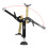Motorcycle Kickstand Wheel Support Side Stand Paddock Stable Swingarm Lift Black 7