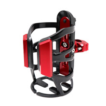 Motorbike Handlebar Water Bottle Cage Stand Mount Universal Motorcycle Accessory Black
