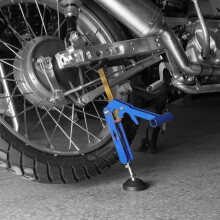 Portable Lifting Frame Stable Swingarm Lift for Motorcycle Wheel Support Stand Red
