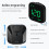 Head-Up Display GPS Car Electronics Smart-Gauge Driving Speedometer Alarm System White 4