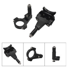Motorcycle Steering Damper Bracket Mounting Kit for Ninja400 2019 2020 2021 2022 Blue
