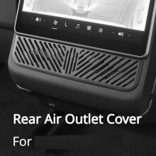 Air Vent Cover Rear Seat Center Consoles Air Outlet Vent Cover Black
