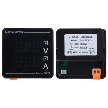 LED Voltmeter Ammeter Red- Digital Multimeter Display Voltage Current Tester