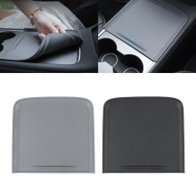 Car Center Console Box Armrest Soft Pad Cushion Cover Waterproof for Grey