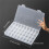24 36 48 Grids Paint Case Storage Container Stackable Clear Plastic Organiser 36 squares 1