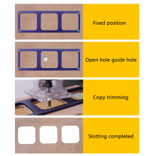 86 Type Wire Box Template Professional User Friendly Electrical Single hole plus pro