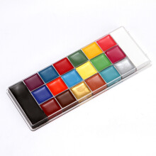 Durable Body Paint Palette Easy to Wear Fit for Drawing Paper Cardboard Cloth