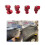 Car Aluminum Dent Repair Puller Head Adapter Pulling Tabs Glues Tabs Dent Removal 4