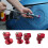 Car Aluminum Dent Repair Puller Head Adapter Pulling Tabs Glues Tabs Dent Removal 2