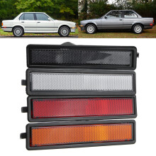 Rear Side Turn Signal Marker Light Indicator Lamp Covers for E30 E32 318is 325es Yellow