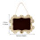 20 Pcs Writeable Blackboards Small Chalkboard Hanging Chalkboards Oval plus display st 1