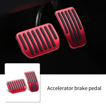 For  Y Car Brake Accelerator Non-slip Foot Rest Pedal Pad Cover Non-Slip Black